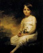 RAEBURN, Sir Henry, Young Girl Holding Flowers